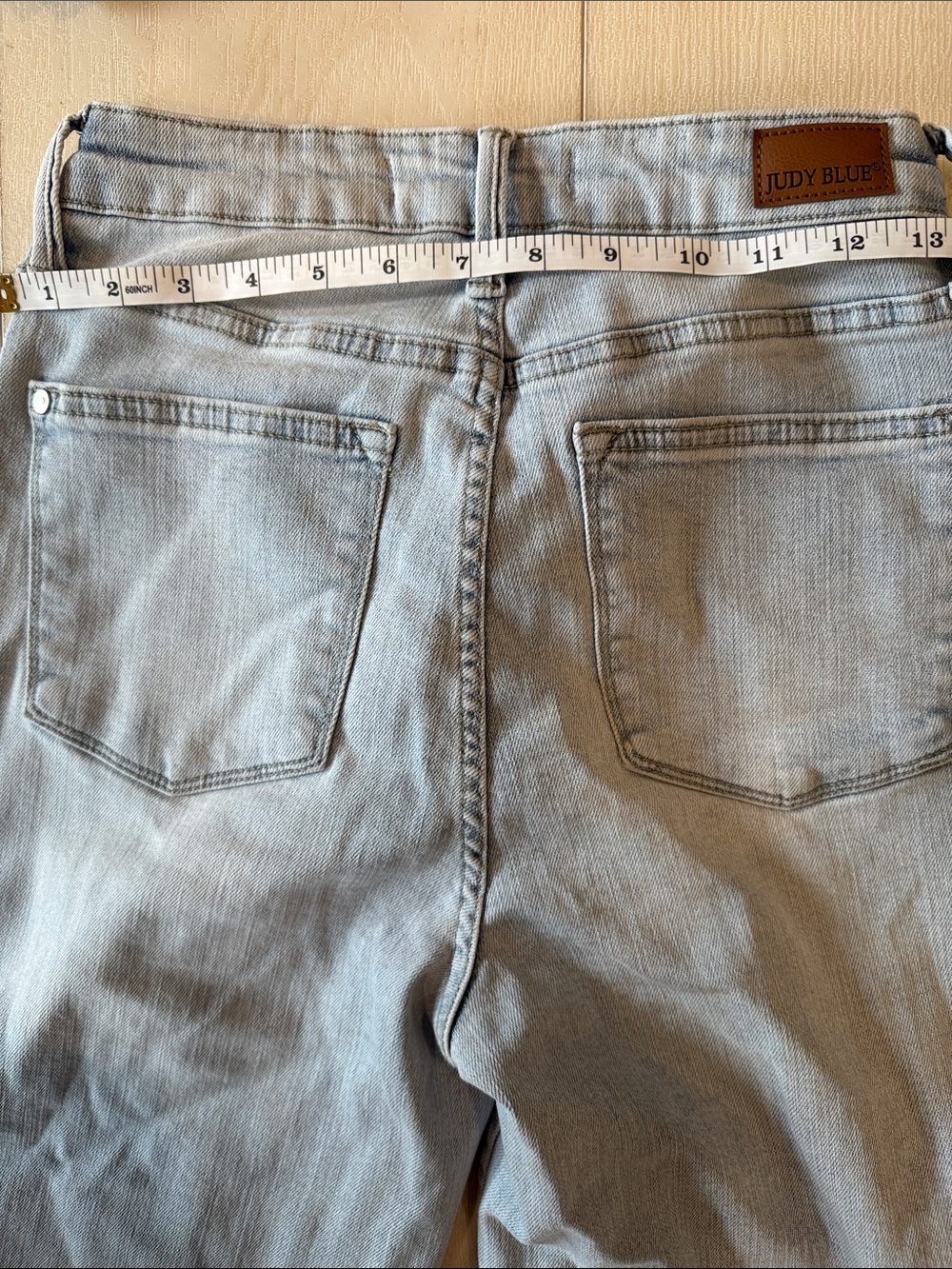 Judy Blue Light Wash Straight-Leg High-Rise Jeans - Picture 5 of 8